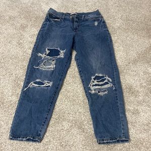 SO high rise curvy mom jeans